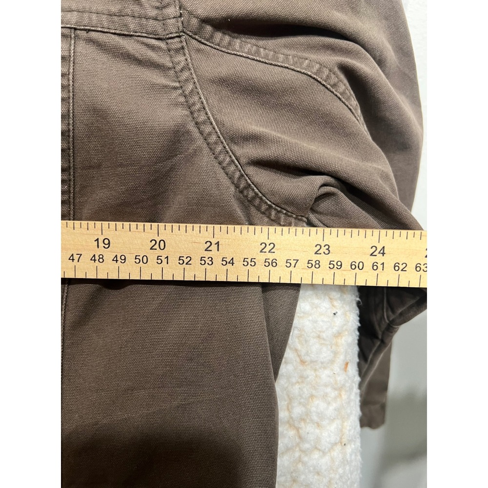Columbia Granite Cloth Lite Workwear Jacket Brown Womens XL Full Zip Utility - Picture 8 of 11